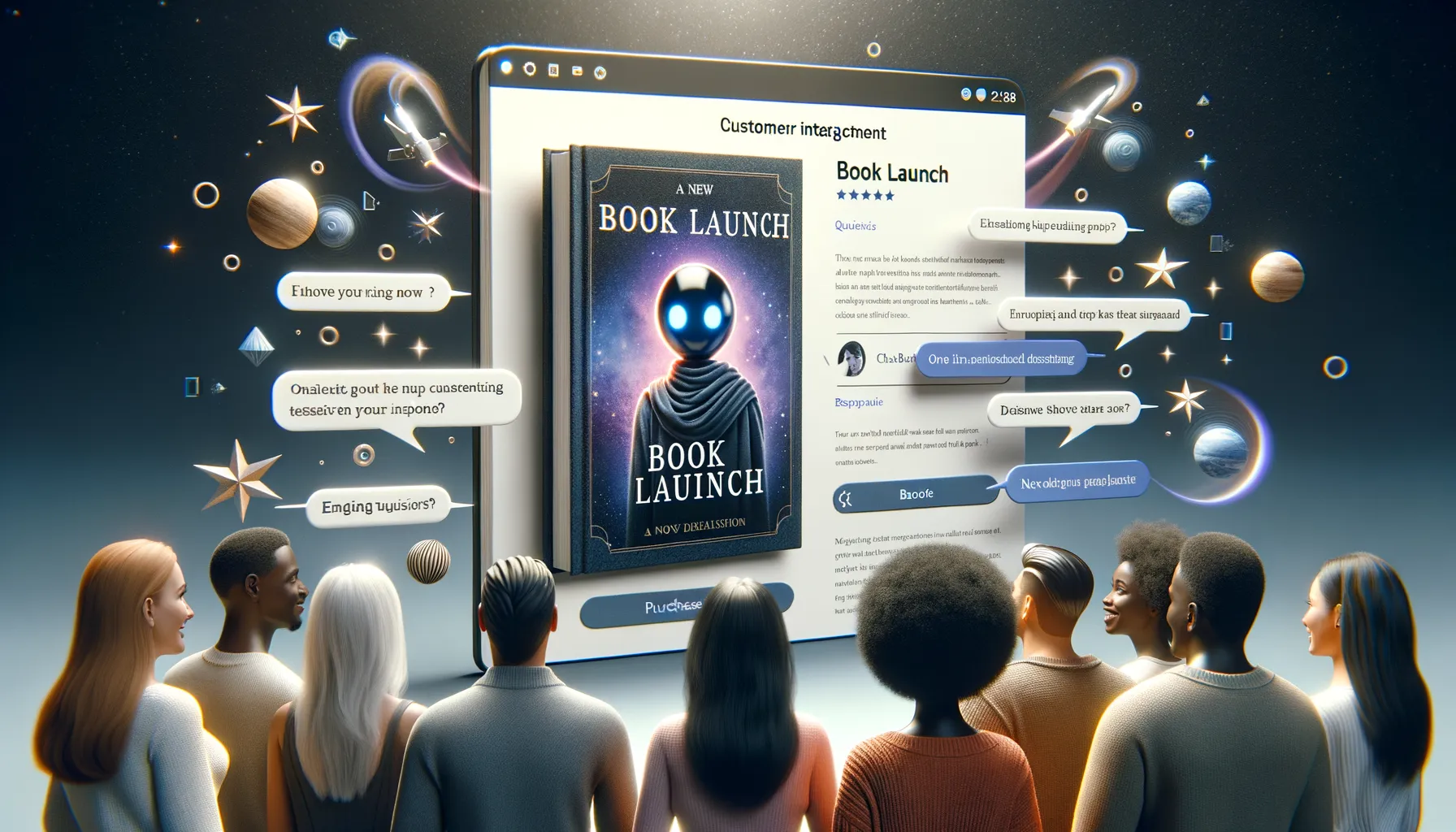 How Chatbots Improve Customer Engagement on Book Launch Pages